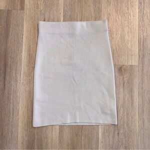 Aritzia Talula grey rib knit skirt